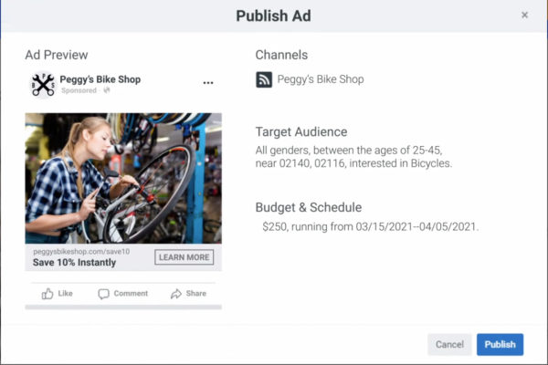 Facebook Ads builder