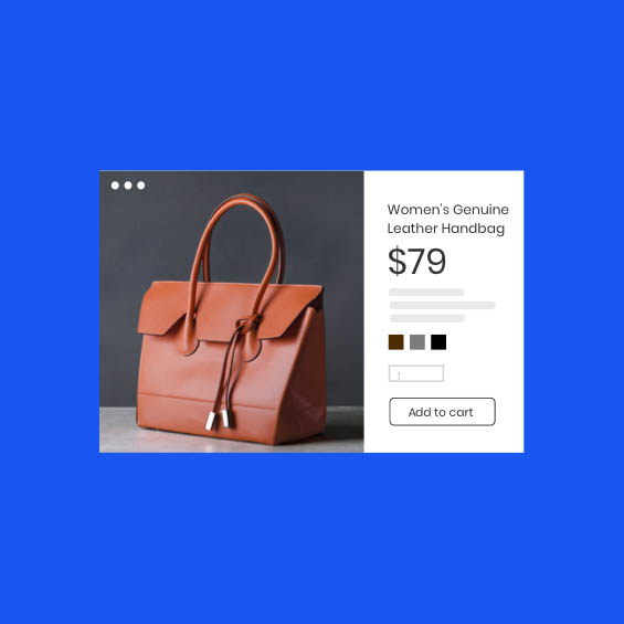 landing page for single product