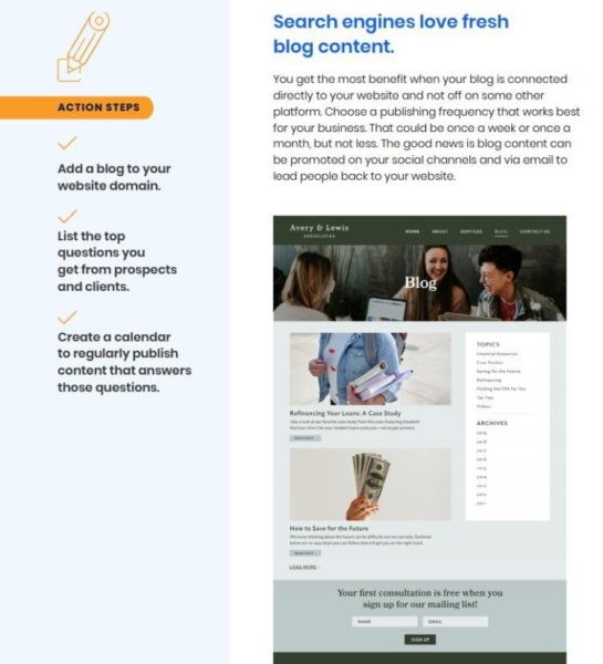 SEO for administrative services