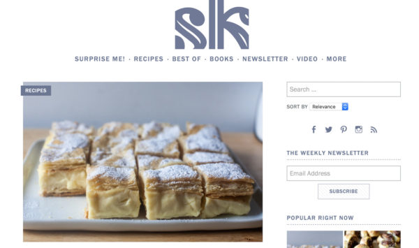 start a blog with a great logo and fun navigation