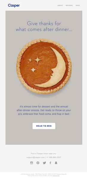 Great email designs keep things simple