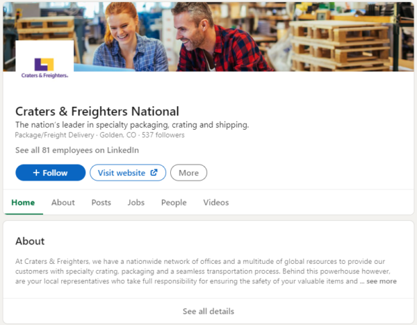 logistics marketing - take advantage of social media platforms like LinkedIn
