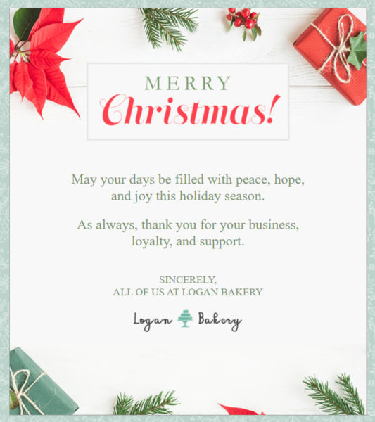 Holiday Email Templates -  Christmas