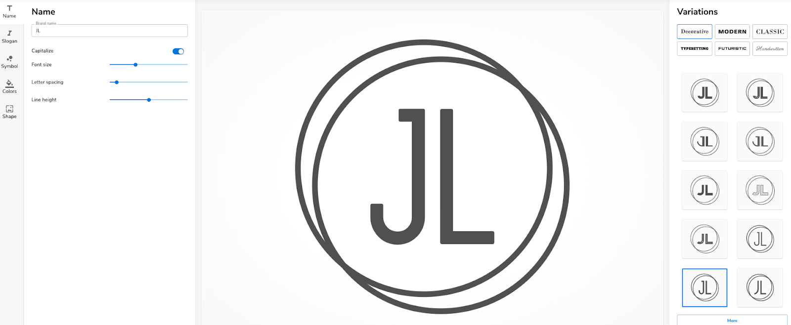 Free logo maker for personal website logo