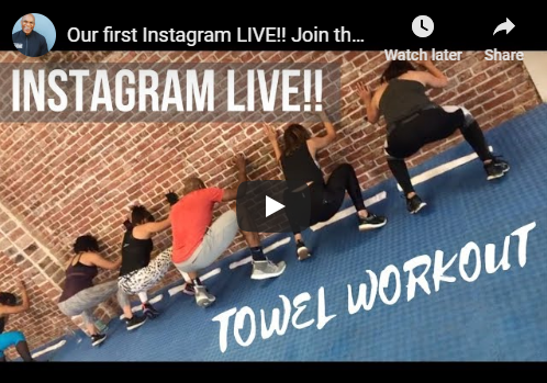 Video Screenshot: Further Than Fitness on Instagram live