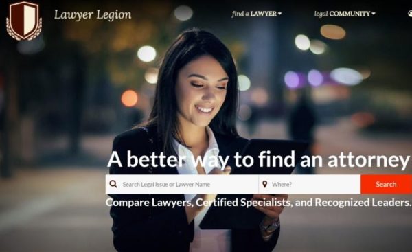 Lawyer Directories - list of 20 directories - "Lawyer Legion" homepage