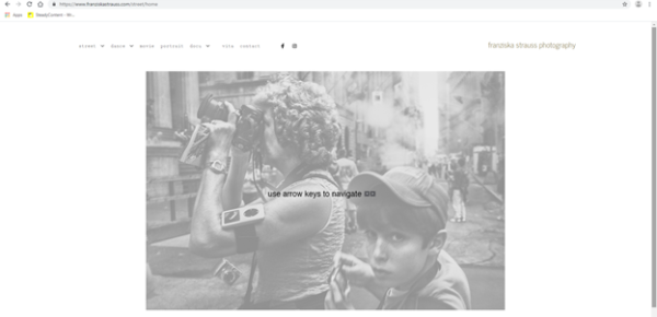 Best Portfolio Websites - Franziska Strausses' homepage