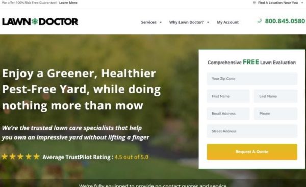 Lawn Care Advertising includes self-promotion with strong brand identity on your website