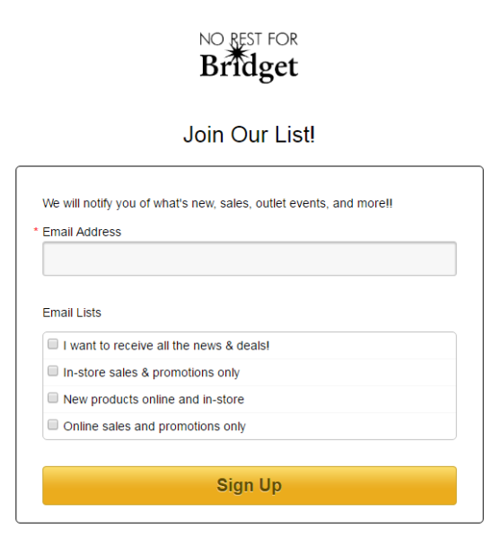 how to segment an email list example