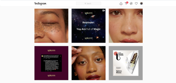 Instagram post - marketing in the beauty industry - no longer uses Photoshopped images 