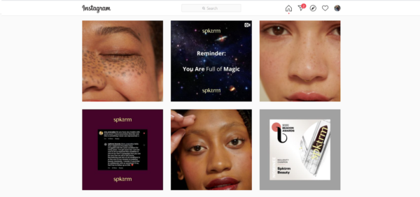 Instagram post - marketing in the beauty industry - no longer uses Photoshopped images
