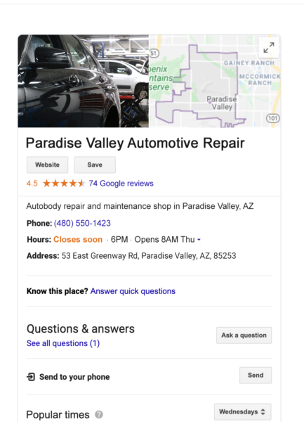 Auto Repair Seo Services