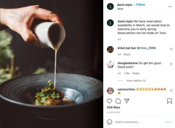 restaurant instagram marketing