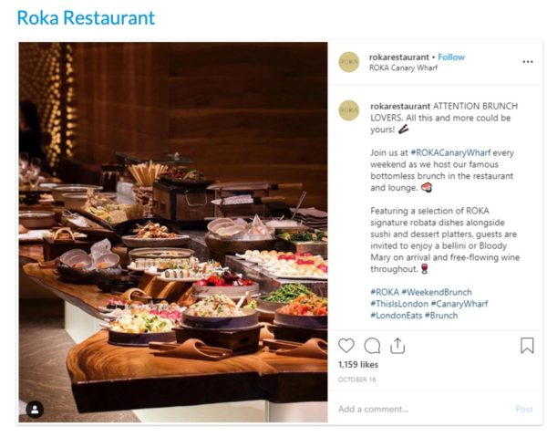 restaurant instagram marketing 