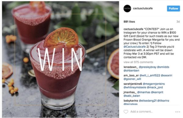 restaurant instagram marketing