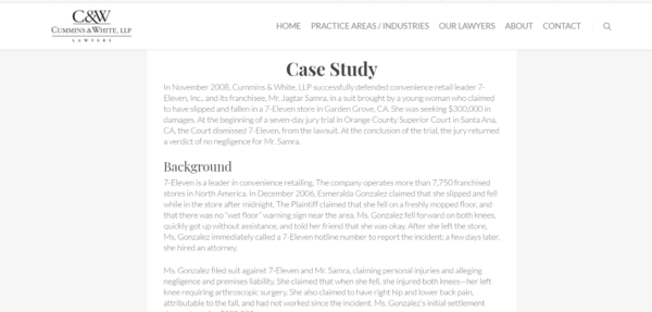 case study for law firm