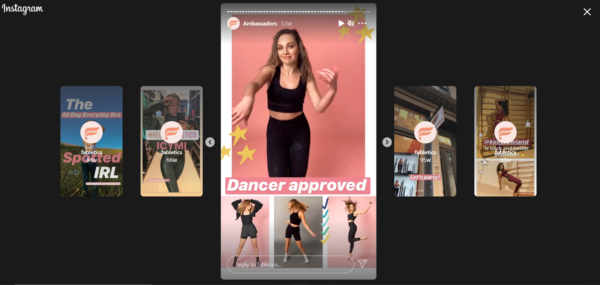 Maddie Ziegler provides expert social proof for Fabletics