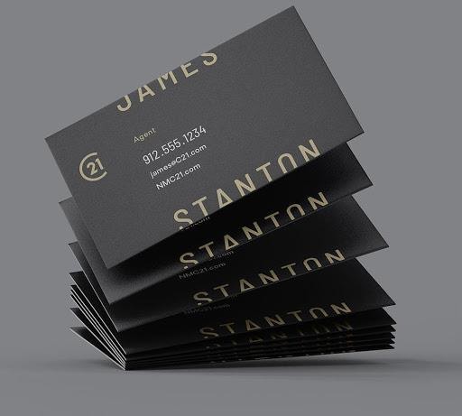 real estate business cards -- examples of Century21