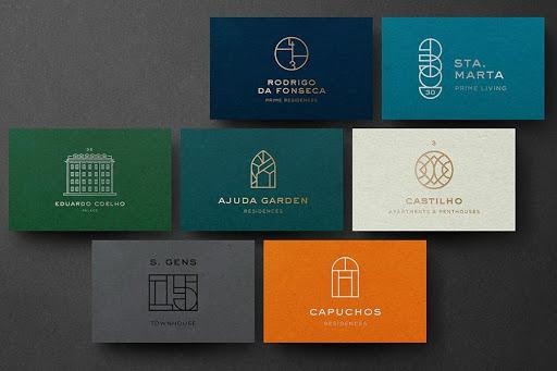 real estate business cards  - examples of keeping different cards for different occasions (or types of properties)