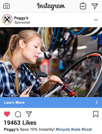 Instagram ad