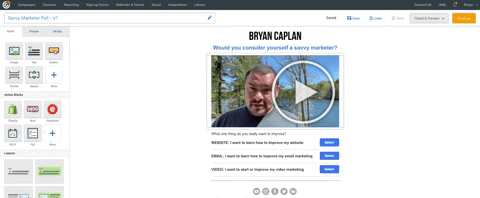 video marketing strategy in email
