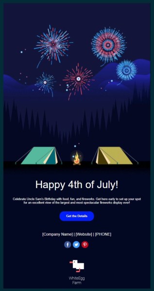 Independence Day Event email template