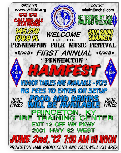 busy flyer with several font styles,  and an over abundance of text