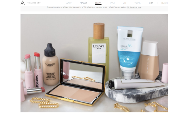 Product cosmetics clearance