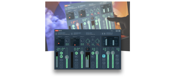 VoiceMeeter's digital soundboard
