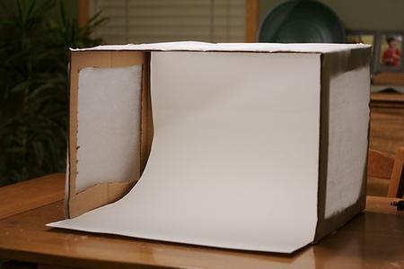 DIY lightbox as explained by craftfoxes.com
