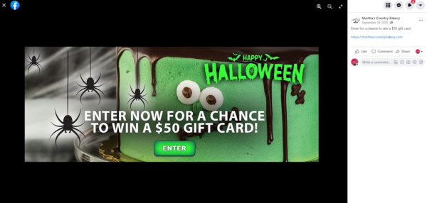 Halloween contest promotion idea