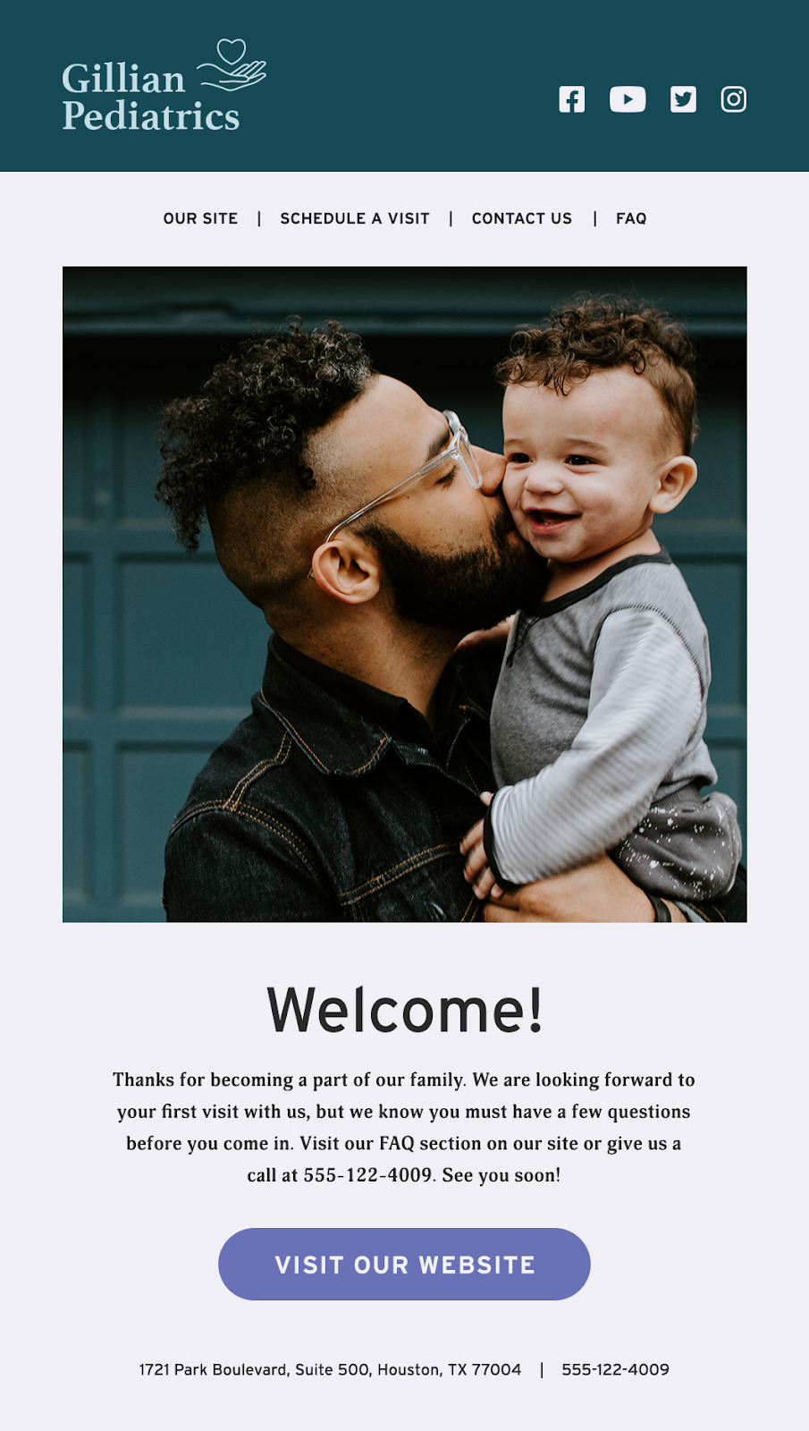 Automated welcome email #1, welcome and deliver