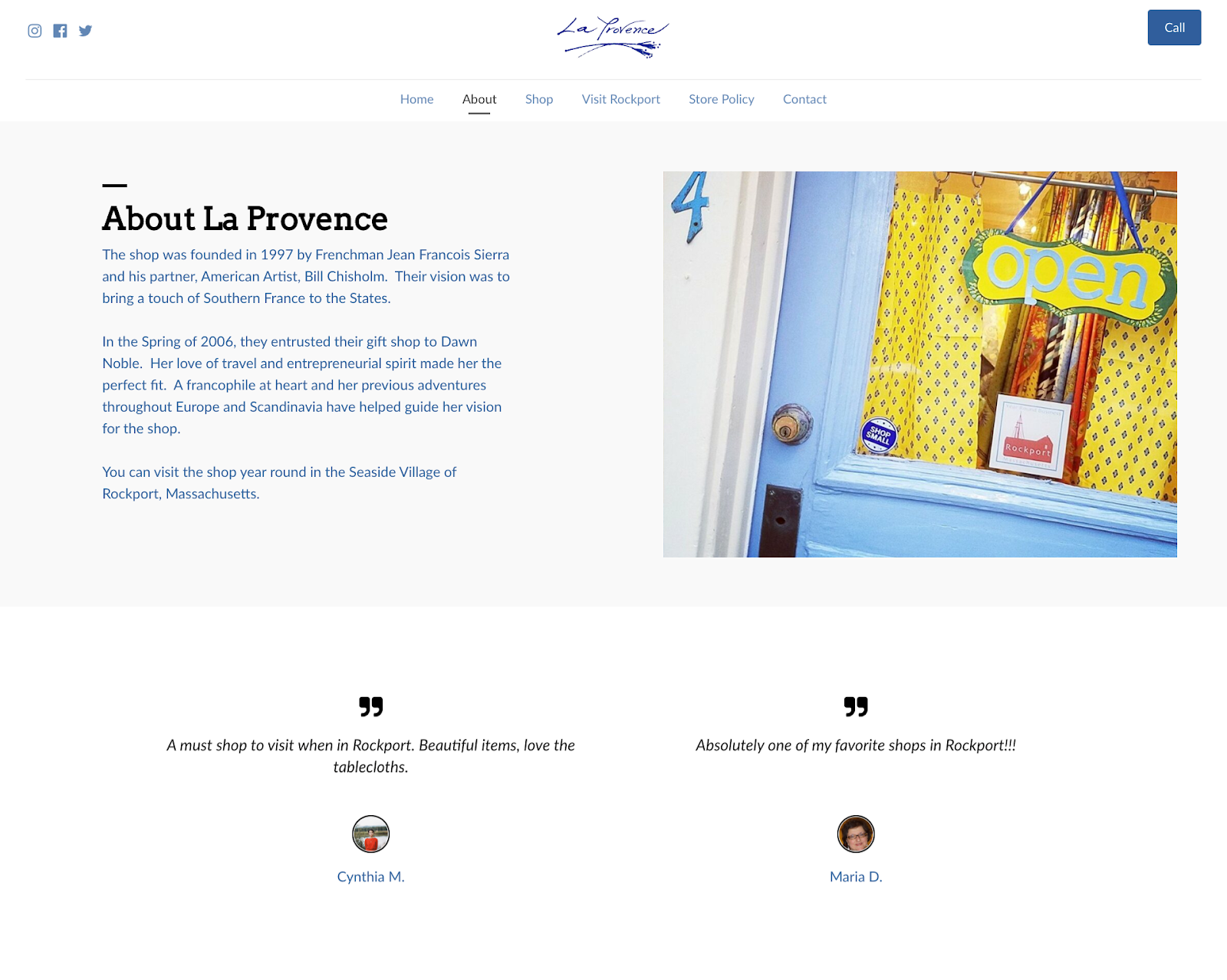 La Provence website about page