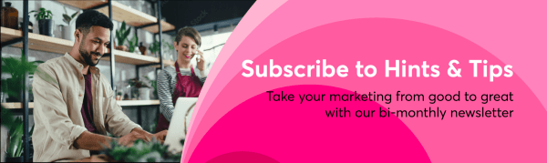 Signup for Constant Contact's Hints & Tips newletter