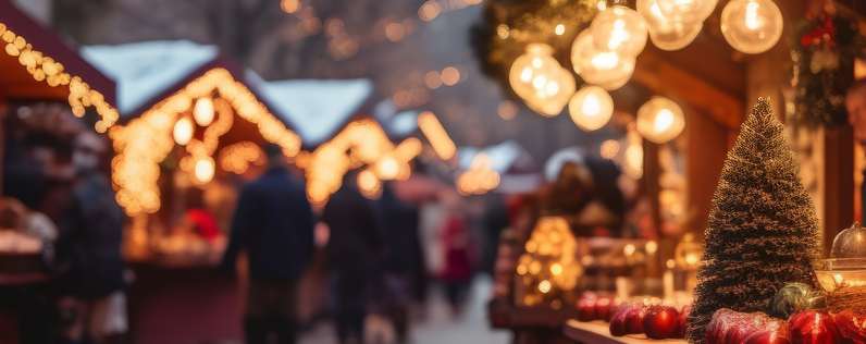 December Newsletter Ideas 2023 Blog header Holiday market