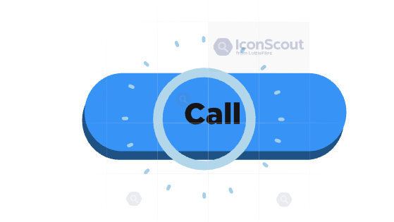 An interactive call button with a blue background.