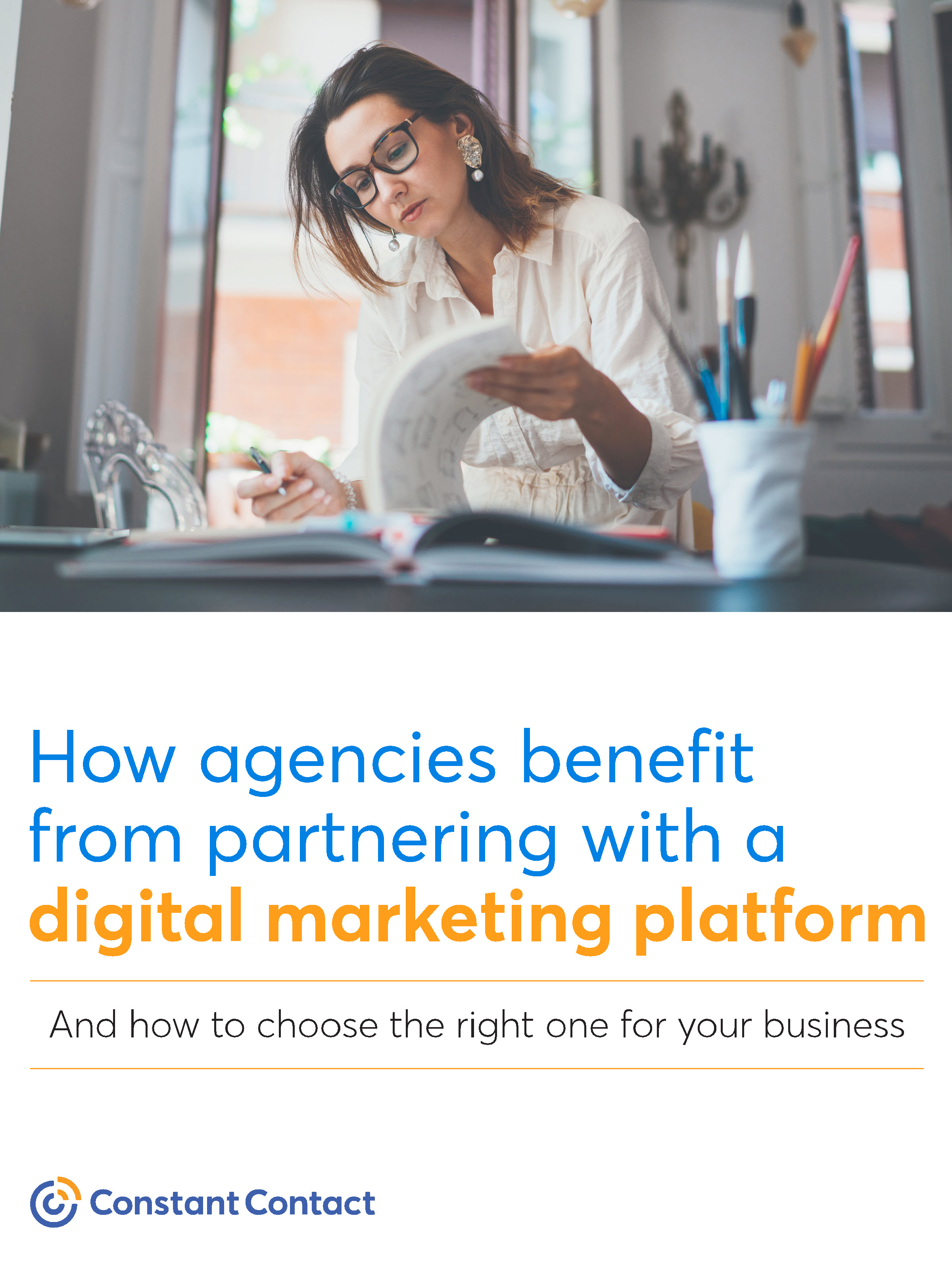 How agencies benefit from partnering with a digital marketing platform guide from Constant Contact