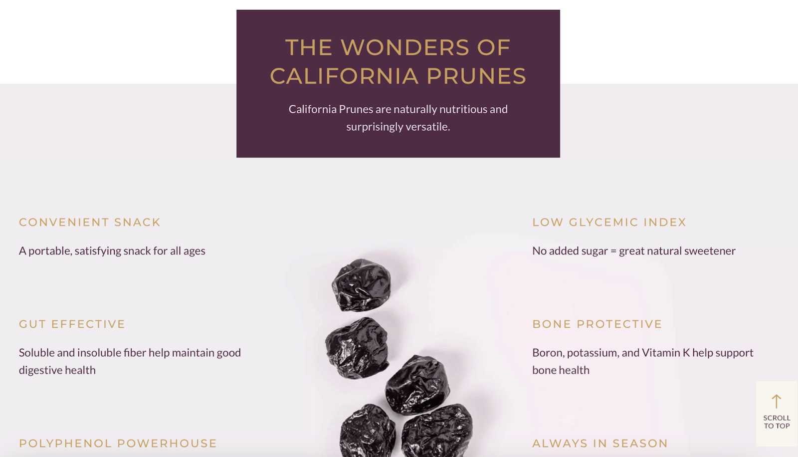 This is an image showing California Prune Board's rebrand.