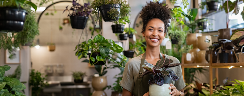 Plant shop owner