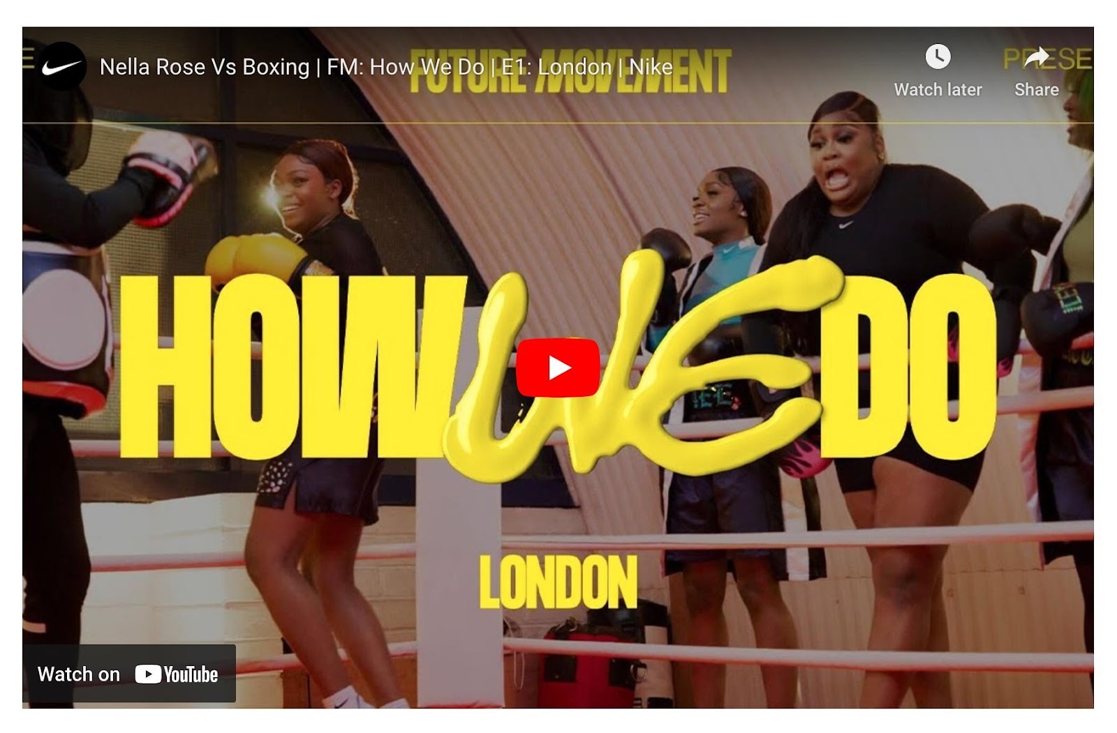 Nike's How We Do Youtube campaign