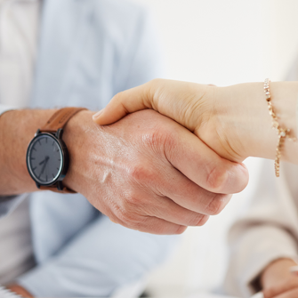 business owners making a deal