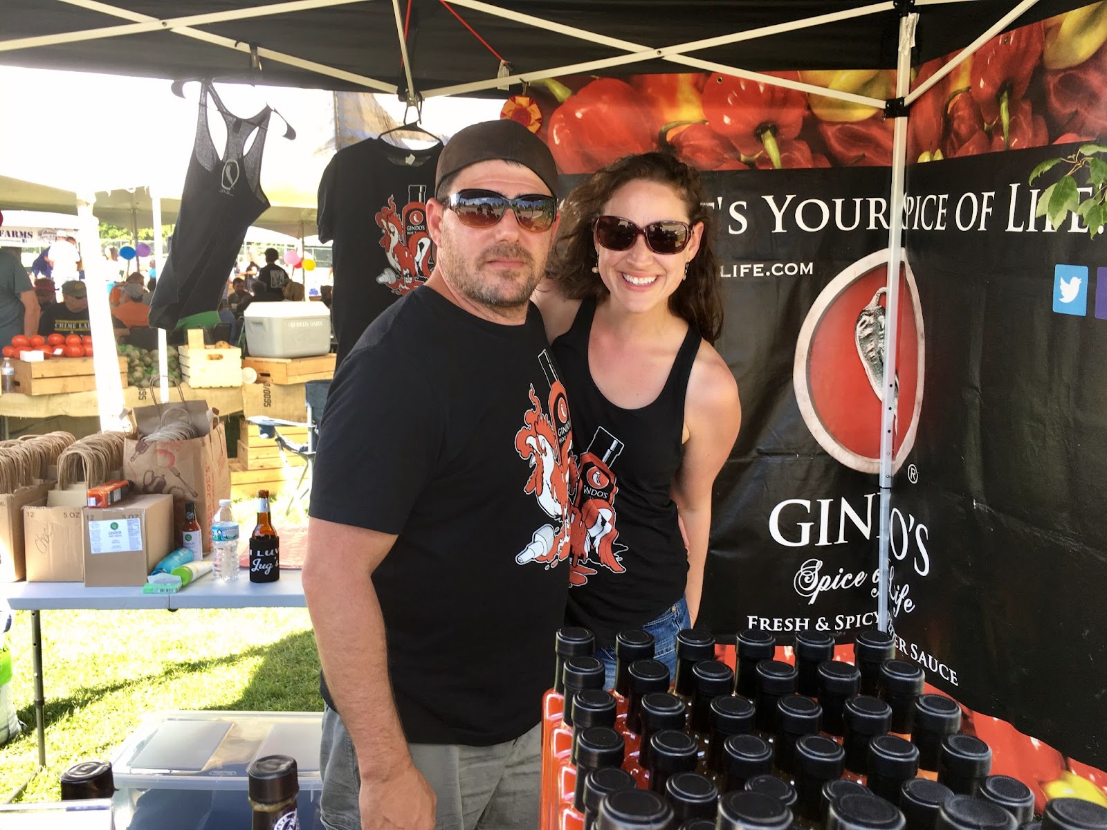 Chris Ginder and Mary Ginder pose for a photo at an event.