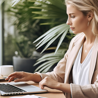 Business owner creating an email capture landing page