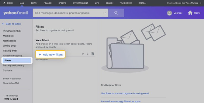 Whitelist an Email Sender or a Domain in Yahoo! Mail