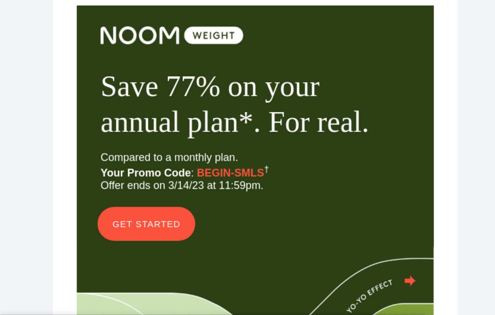 Noom limited-time, exclusive discount