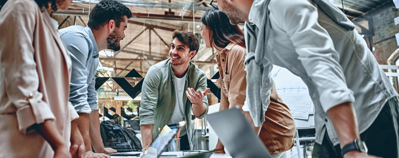 Company Newsletter Examples Blog header Startup huddle
