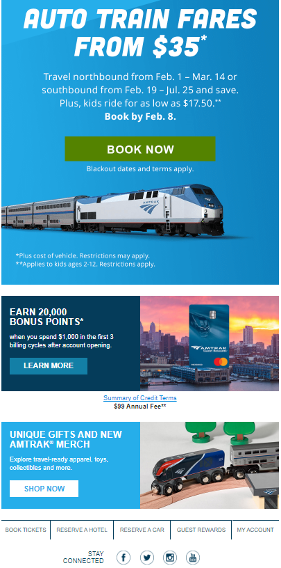 Amtrak book now email
