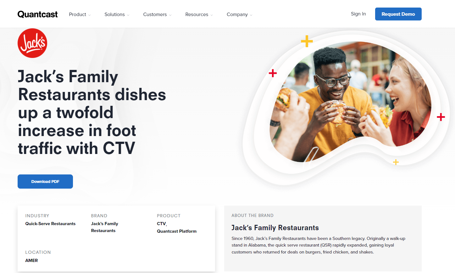 Case study for Jack's Family Restaurants