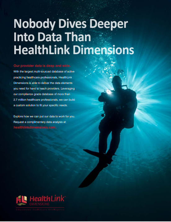 HealthLink Dimensions advertisement created with Acclaro.