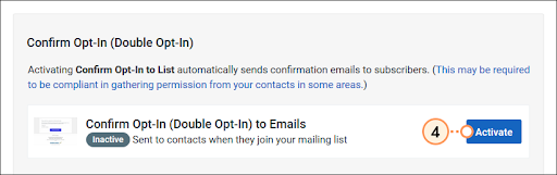 double opt-in constant contact